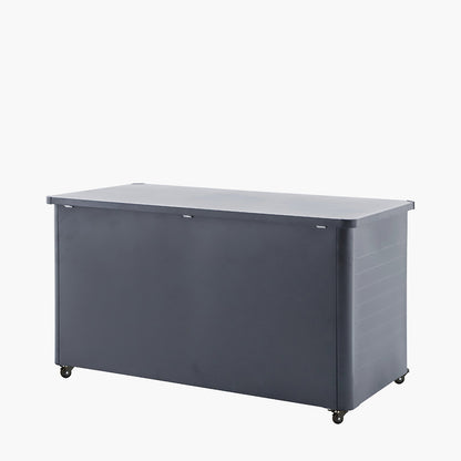 Rhode Island Large Galvanised Steel Cushion Box in Anthracite