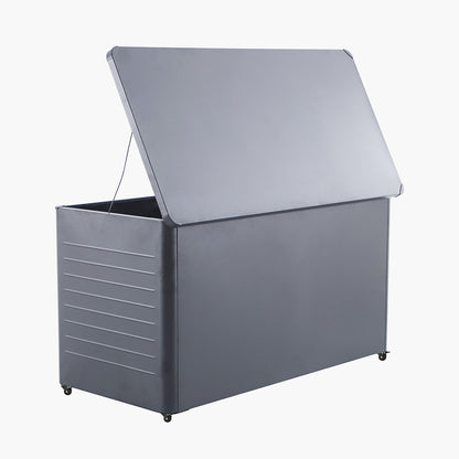 Rhode Island Large Galvanised Steel Cushion Box in Anthracite