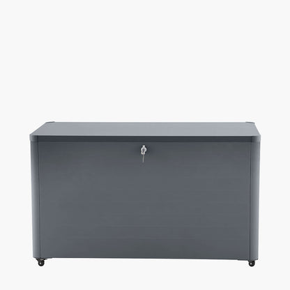 Rhode Island Small Galvanised Steel Cushion Box in Anthracite
