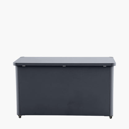 Rhode Island Small Galvanised Steel Cushion Box in Anthracite