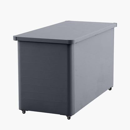 Rhode Island Small Galvanised Steel Cushion Box in Anthracite