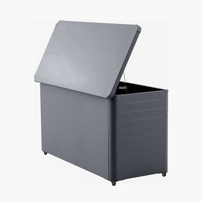 Rhode Island Small Galvanised Steel Cushion Box in Anthracite