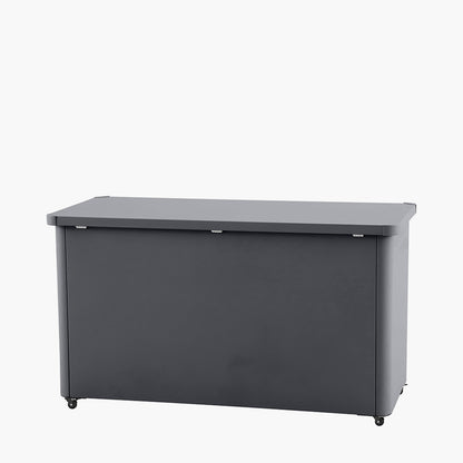Rhode Island Small Galvanised Steel Cushion Box in Anthracite