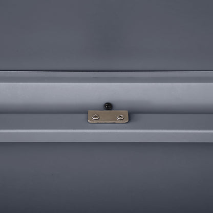 Rhode Island Small Galvanised Steel Cushion Box in Anthracite