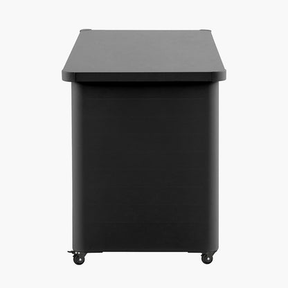 Rhode Island Small Galvanised Steel Cushion Box in Black