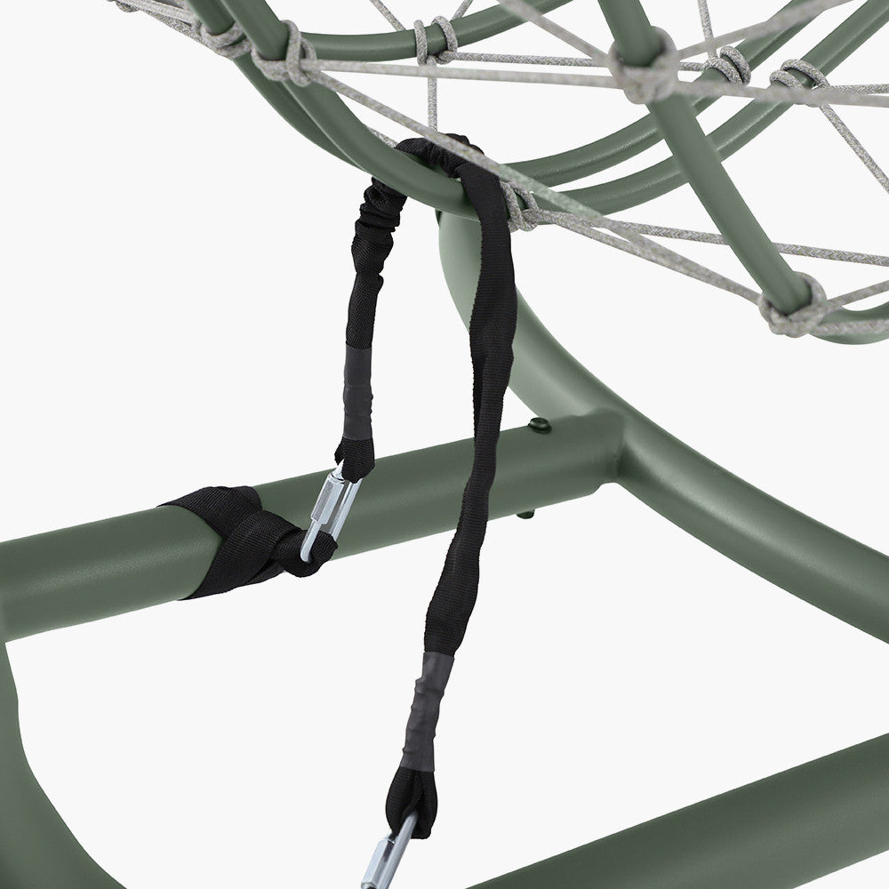 Lyon Moss Green Outdoor Double Hanging Chair