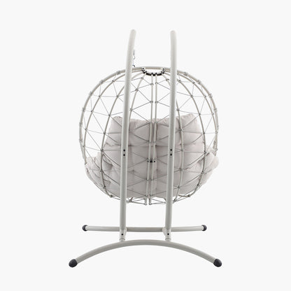 Lyon Putty Outdoor Double Hanging Chair