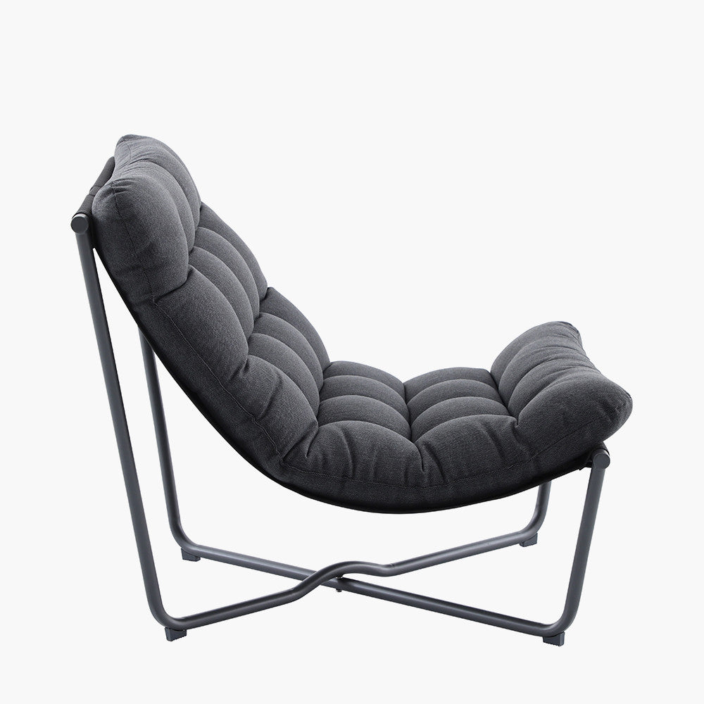 Clermont Anthracite Outdoor Lounging Set