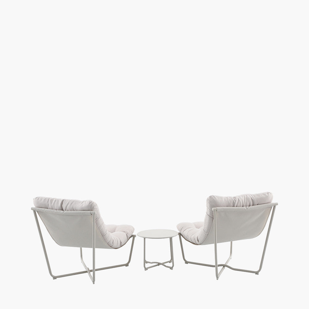 Clermont Putty Outdoor Lounging Set
