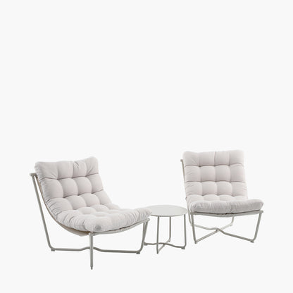 Clermont Putty Outdoor Lounging Set