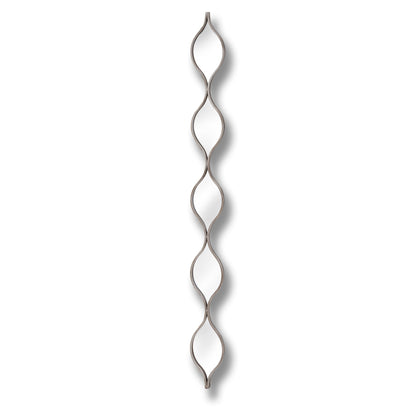 Decorative Hanging Silver Mirror – Tall Slim Wall Mirror for Modern & Rustic Interiors