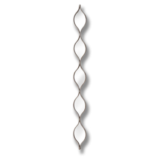 Decorative Hanging Silver Mirror – Tall Slim Wall Mirror for Modern & Rustic Interiors
