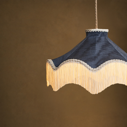 The Daisy Moiré Lampshade | Midnight