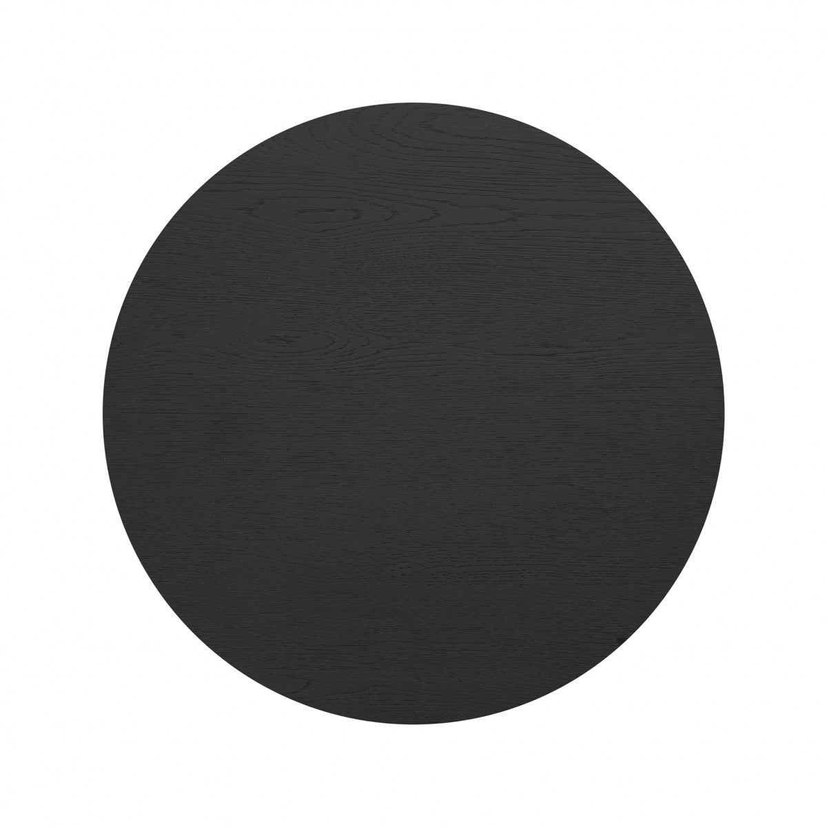 Leckford Ribbed Occasional Table Black Oak