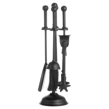 Ball Topped Companion Set in Black – Stylish and Practical Fireplace Tool Set
