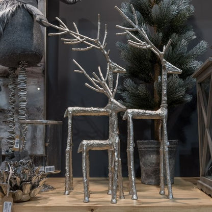 Silver Standing Stag  Ornament