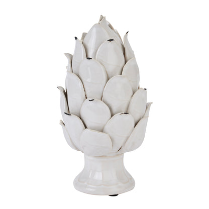 Globe Ivory Chianti Artichoke – Handcrafted Ceramic with Nature-Inspired Detailing