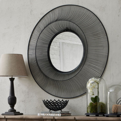 Chico Black Wire Wall Mirror