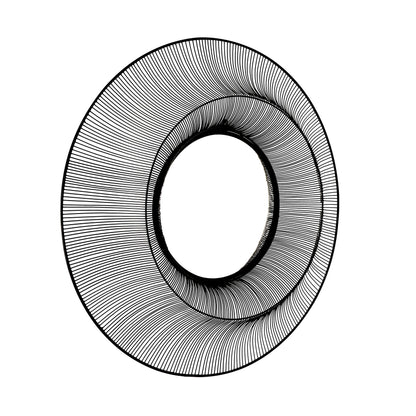 Chico Black Wire Wall Mirror