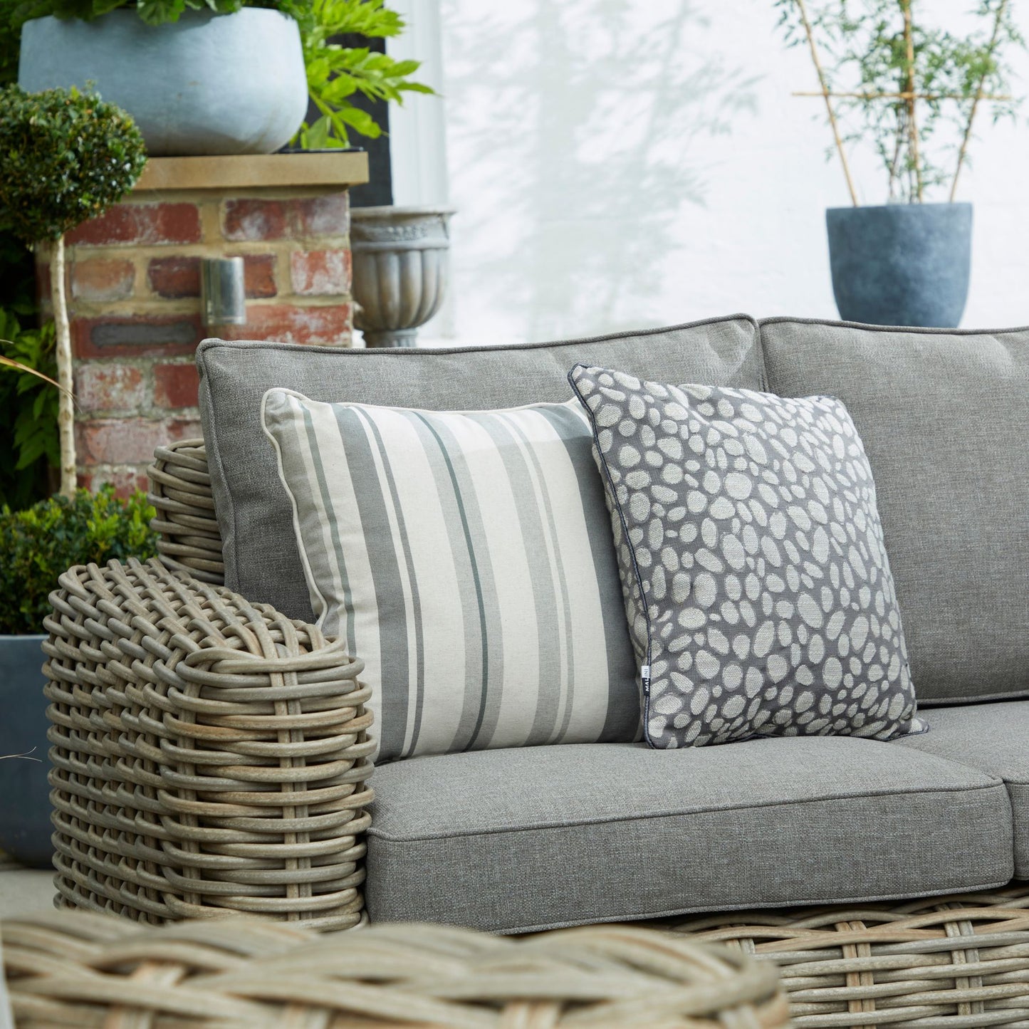 Enhance your outdoor space with the Amalfi Five Seater Rattan Garden Outdoor Set, a stylish and durable rattan furniture set is perfect for garden lounging and entertaining. Shop online today at www.nobleandnook.co.uk