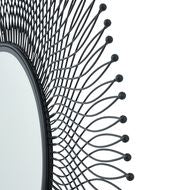 Rio Black Large Wire Mirror