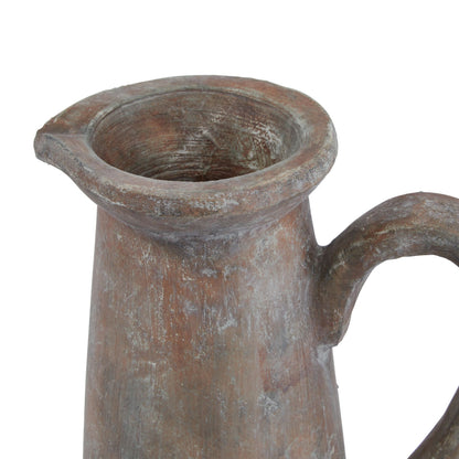 Siena Brown Tall Jug – Elegant Decorative Ceramic Vase