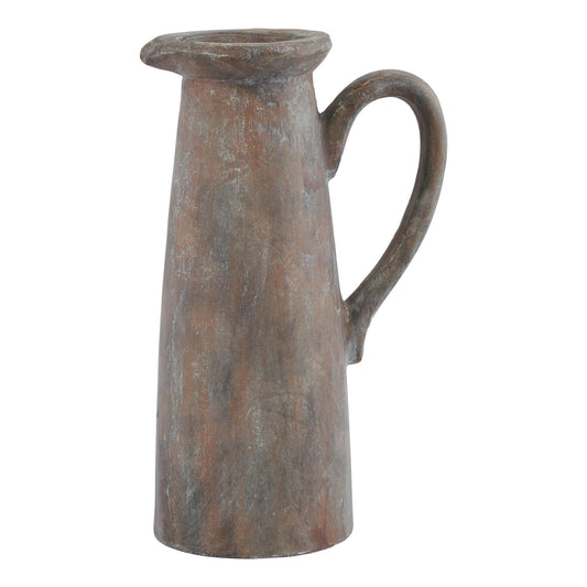 Siena Brown Tall Jug – Elegant Decorative Ceramic Vase