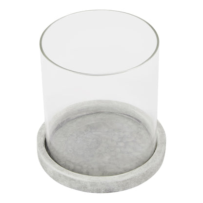 Athena Stone Large Hurricane Lantern