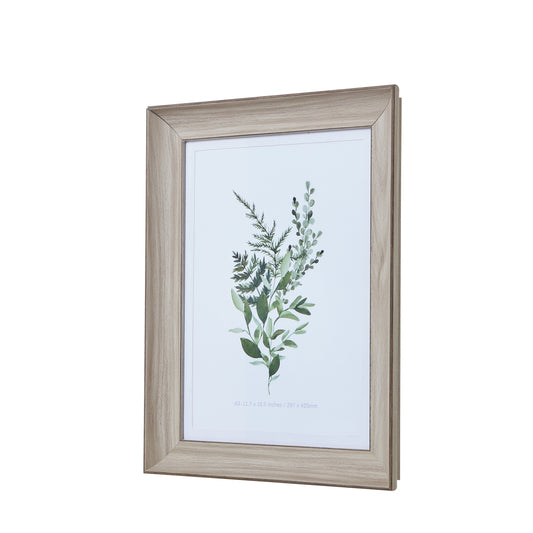 White Washed A3 Picture Frame – Rustic Distressed Wall Frame for Modern Farmhouse Interiors