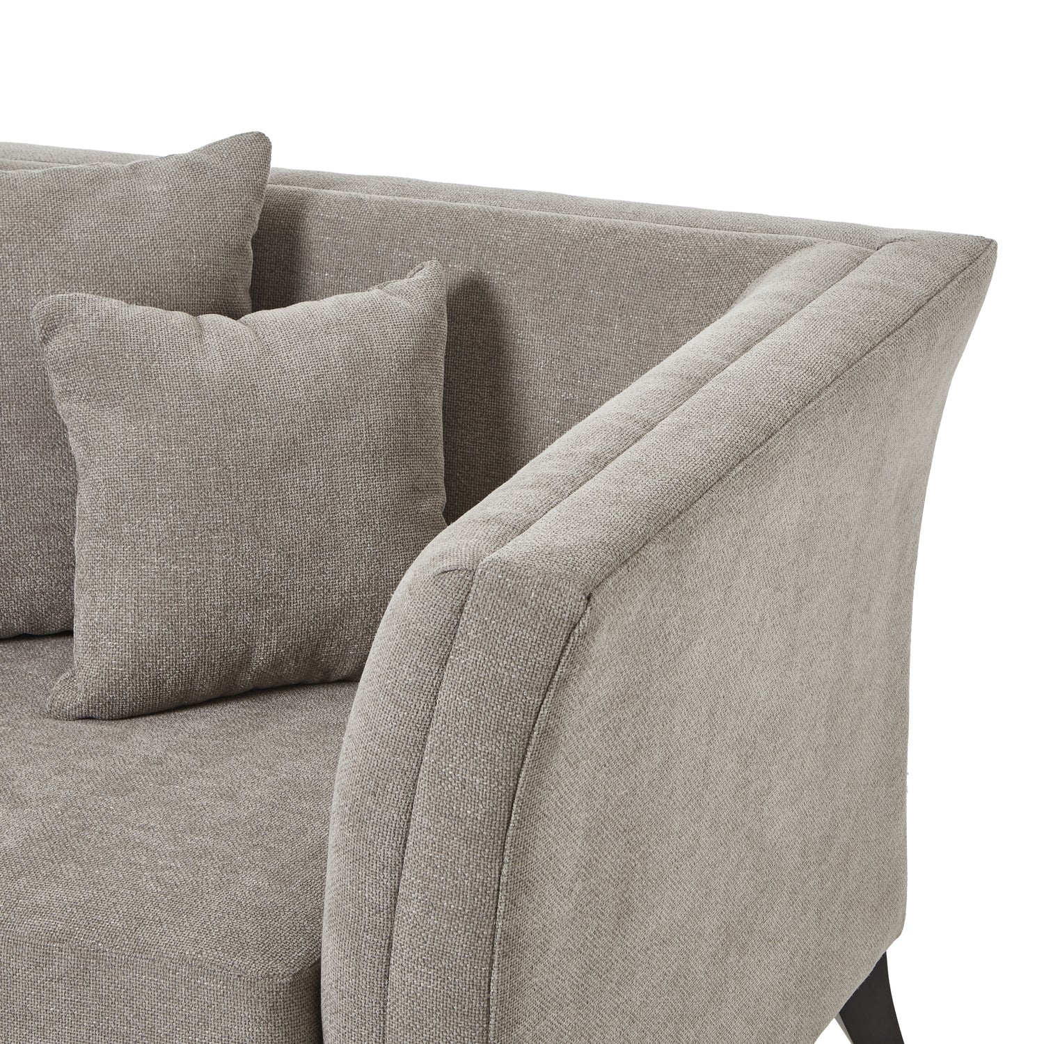 Indulge in the ultimate comfort with the Vesper Taupe Cushion Back Snuggle Chair. FREE UK MAINLAND DELIVERY. Shop online today at www.nobleandnook.co.uk