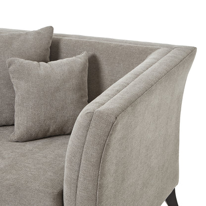 Indulge in the ultimate comfort with the Vesper Taupe Cushion Back Snuggle Chair. FREE UK MAINLAND DELIVERY. Shop online today at www.nobleandnook.co.uk