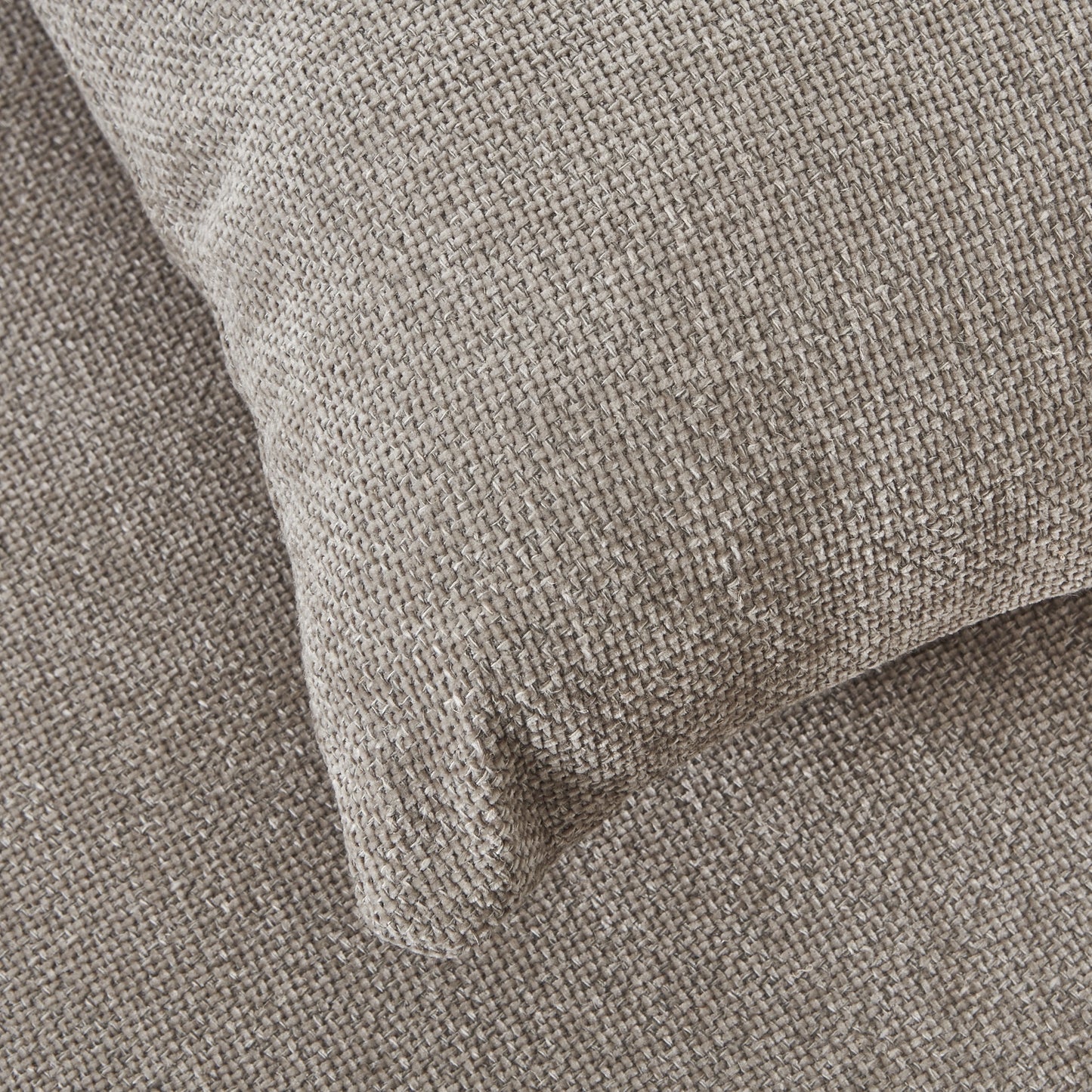 Indulge in the epitome of comfort and elegance with the Vesper three seater sofa. Handcrafted to perfection, in neutral taupe hue making it the perfect centrepiece for refined living spaces. Shop online today www.nobleandnook.co.uk