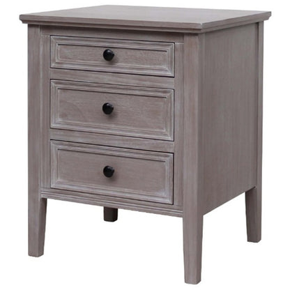 The Serene Three Drawer Bedside Table