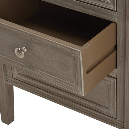 The Serene Three Drawer Bedside Table