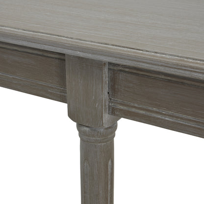 Buy the Serene Rattan Large Console Table. Dimensions - L40xW160xH80cm . Blending natural charm with contemporary elegance and featuring an intricately woven rattan frame and a sleek, tempered top, its generous size and refined silhouette make it a standout piece in any space.