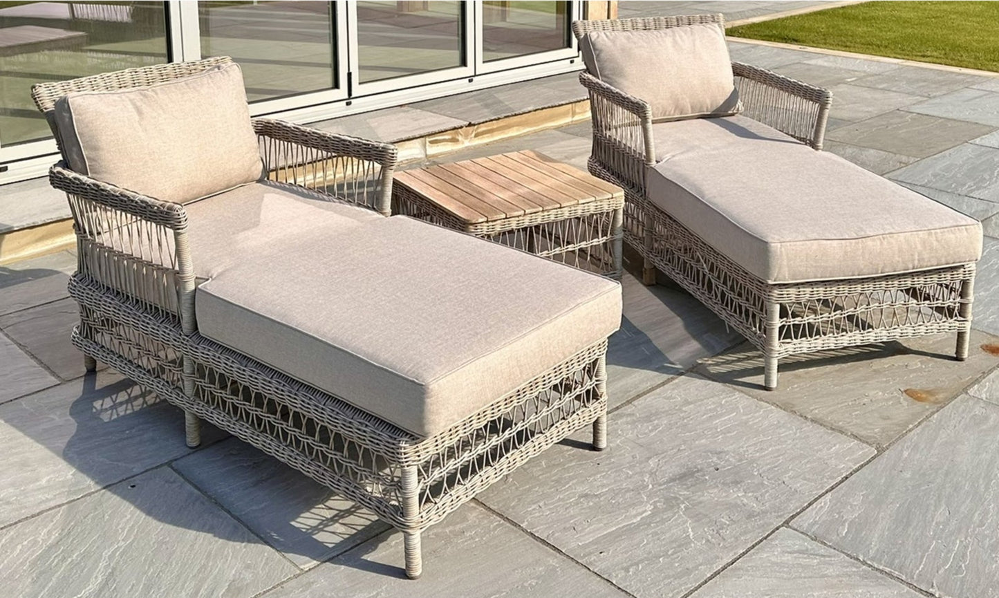 Provence Outdoor Sun Lounger Set