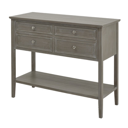 An Elegant Two Over Two Drawer Design – Ideal for hallways, living rooms, dining areas, or bedrooms thanks to its multi-purpose appeal. W110 x D43 x H87 cm. www.nobleandnook.co.uk