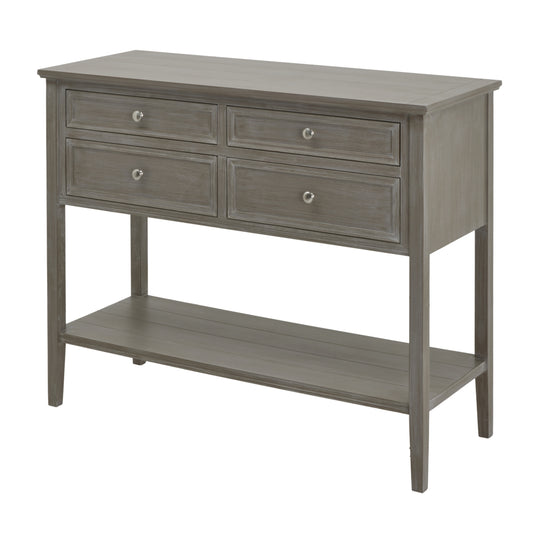 An Elegant Two Over Two Drawer Design – Ideal for hallways, living rooms, dining areas, or bedrooms thanks to its multi-purpose appeal. W110 x D43 x H87 cm. www.nobleandnook.co.uk