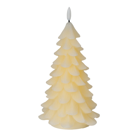 Luxe Collection Natural Glow Cream Large Tree LED Wax Candle
