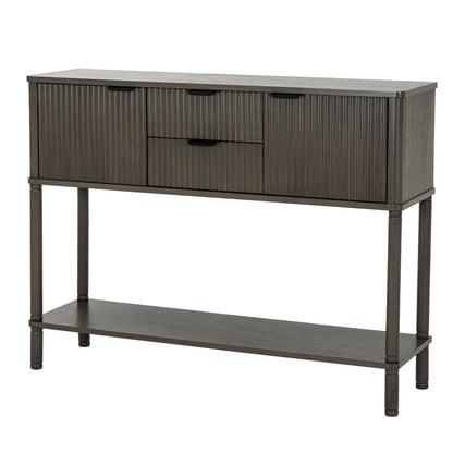 Reed Wood 2 Drawer 2 Door Console