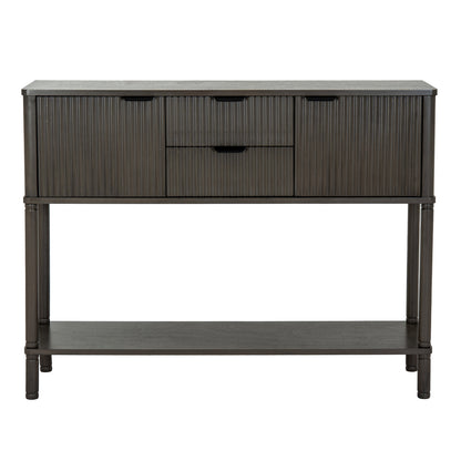 Reed Wood 2 Drawer 2 Door Console