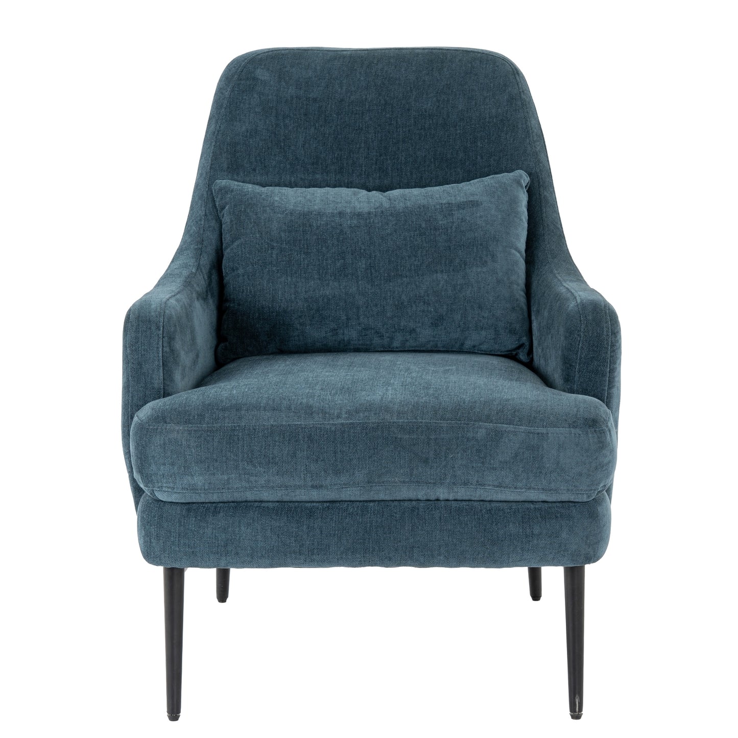 Avaris Blue Wingback Armchair