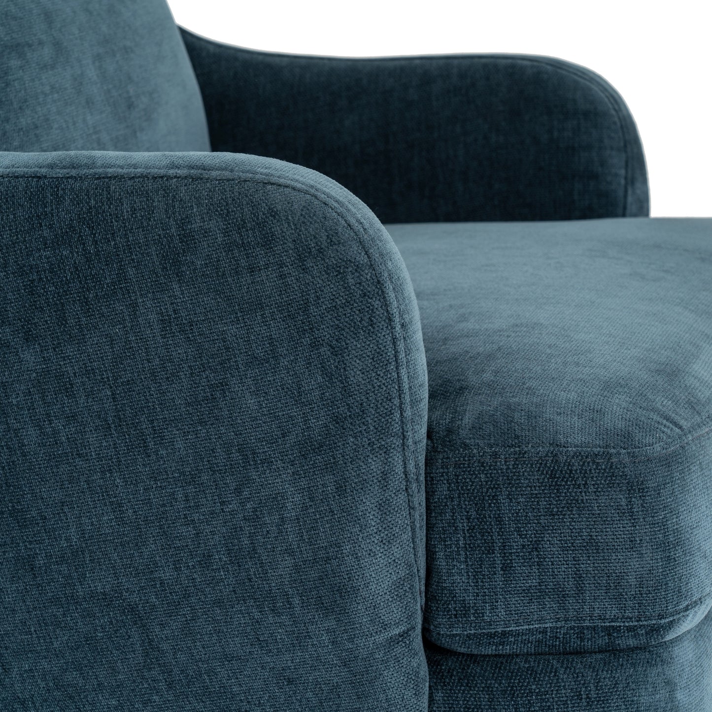 Avaris Blue Wingback Armchair