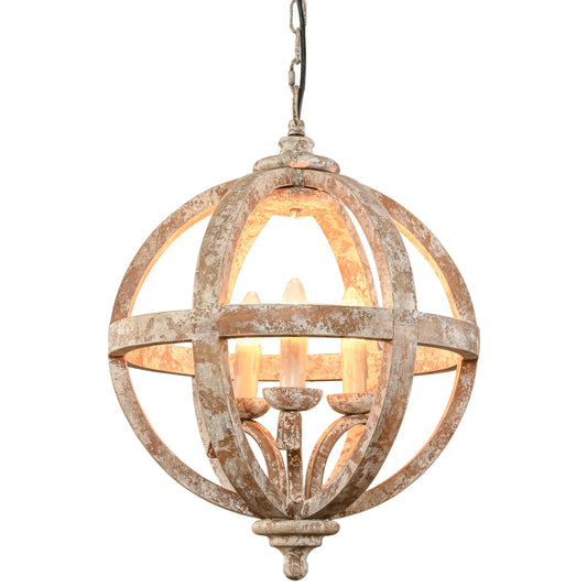 Solara Orb Pendant Ceiling Light – Modern Spherical Metal Statement Lighting