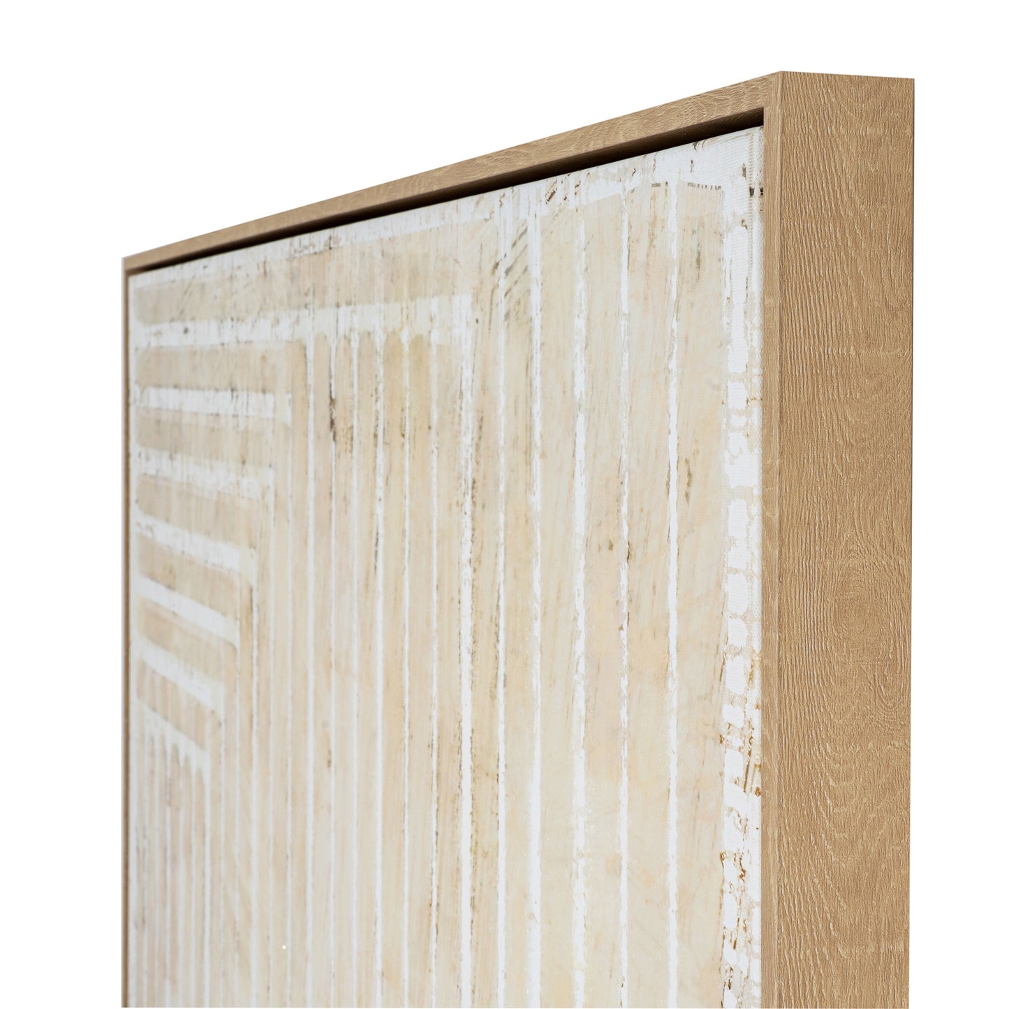 Tellura Hand Painted Canvas in Frame | Large Textured Wall Art 100 × 140cm