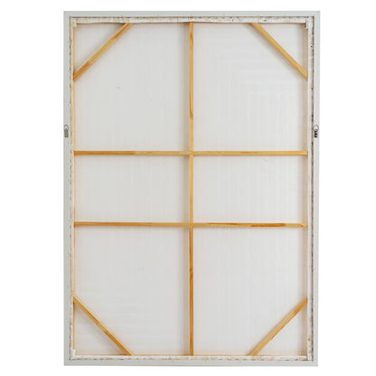 Tellura Hand Painted Canvas in Frame | Large Textured Wall Art 100 × 140cm
