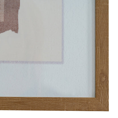 Terran Art Mounted in Wooden Frame | Modern Textured Wall Art