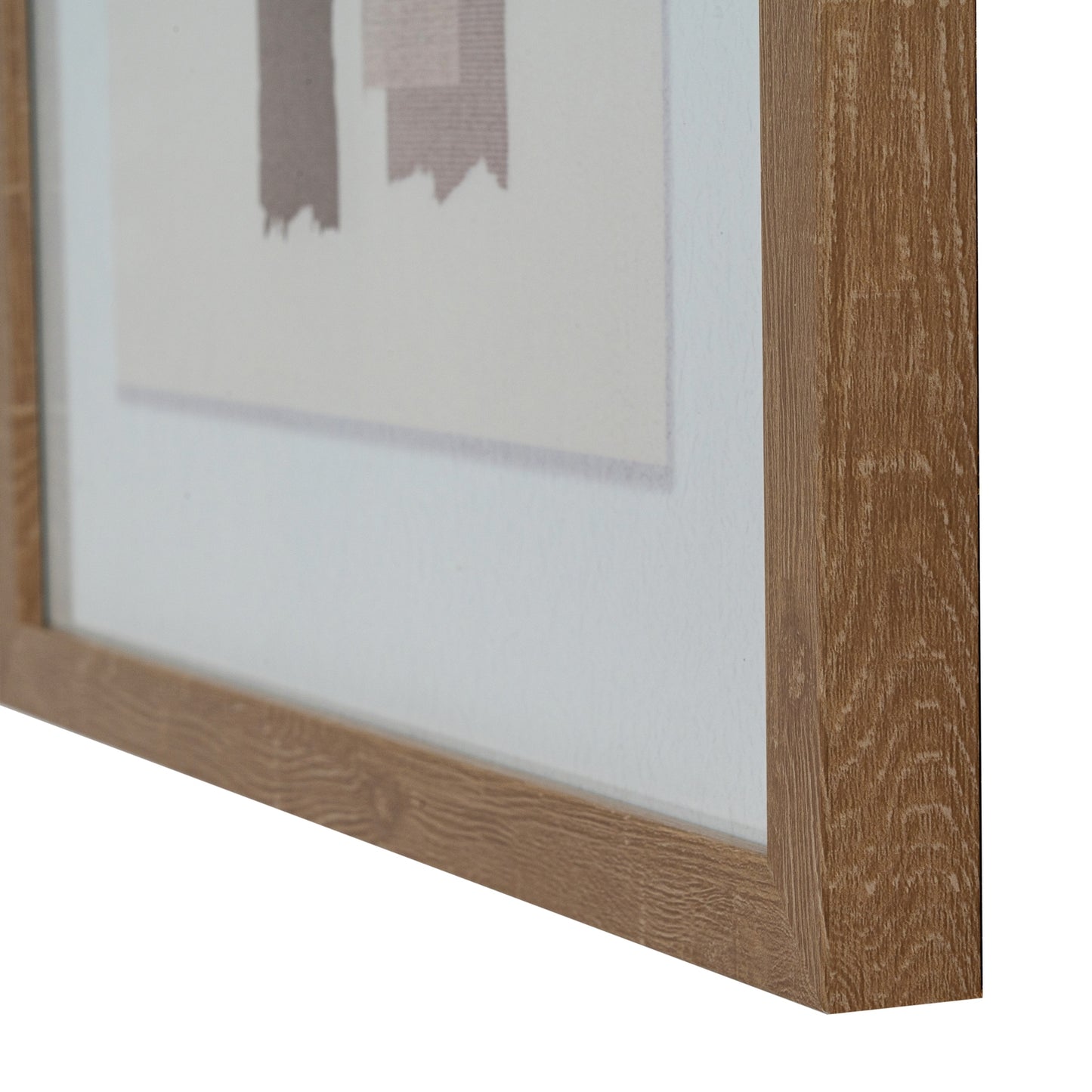 Terran Art Mounted in Wooden Frame | Modern Textured Wall Art