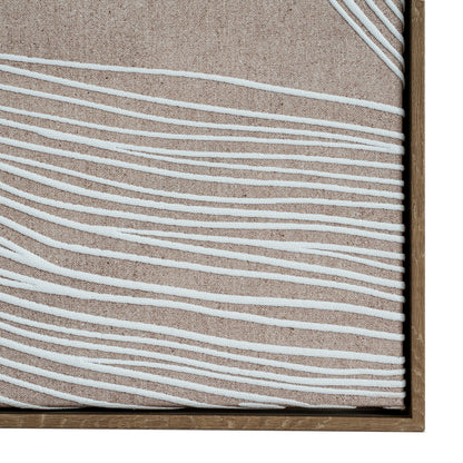 Lunora Line Art in Frame | Minimalist Monochrome Wall Art UK