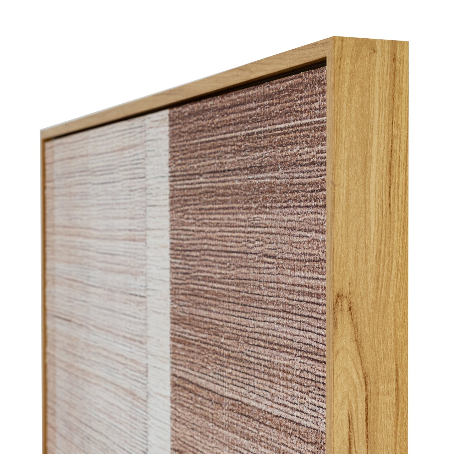 Umbora Hand Painted Canvas in Frame | Textured Neutral Wall Art 80 × 100cm